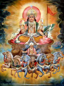 Surya on Chariot